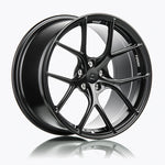A side view of the Titan 7 T-S5 Forged Split 5 Spoke JDM Wheels in Machine Black for 17" TOYOTA 86 / SUBARU BRZ 2022+