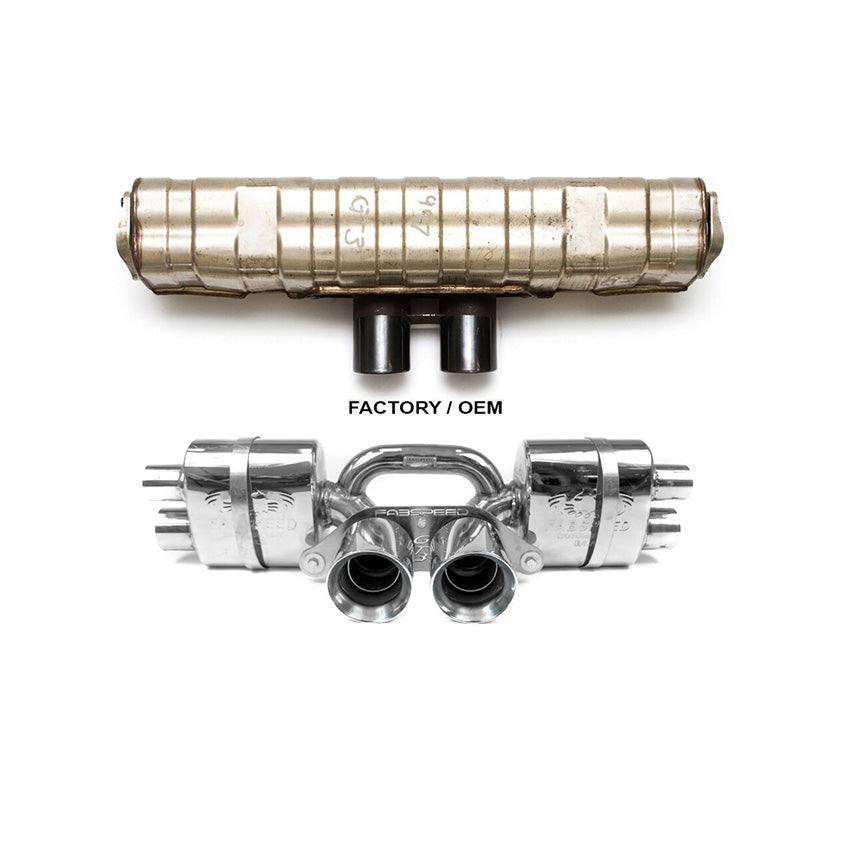Fabspeed Center Mini Maxflo Performance Exhaust System for Porsche 991 GT3 / GT3 RS 2014-2016