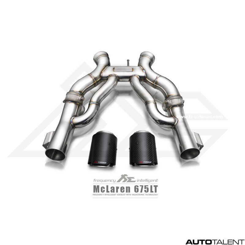 FI Exhaust Valvetronic Muffler - 2016 mclaren 675lt