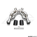 FI Exhaust Valvetronic Muffler - 2016 mclaren 675lt