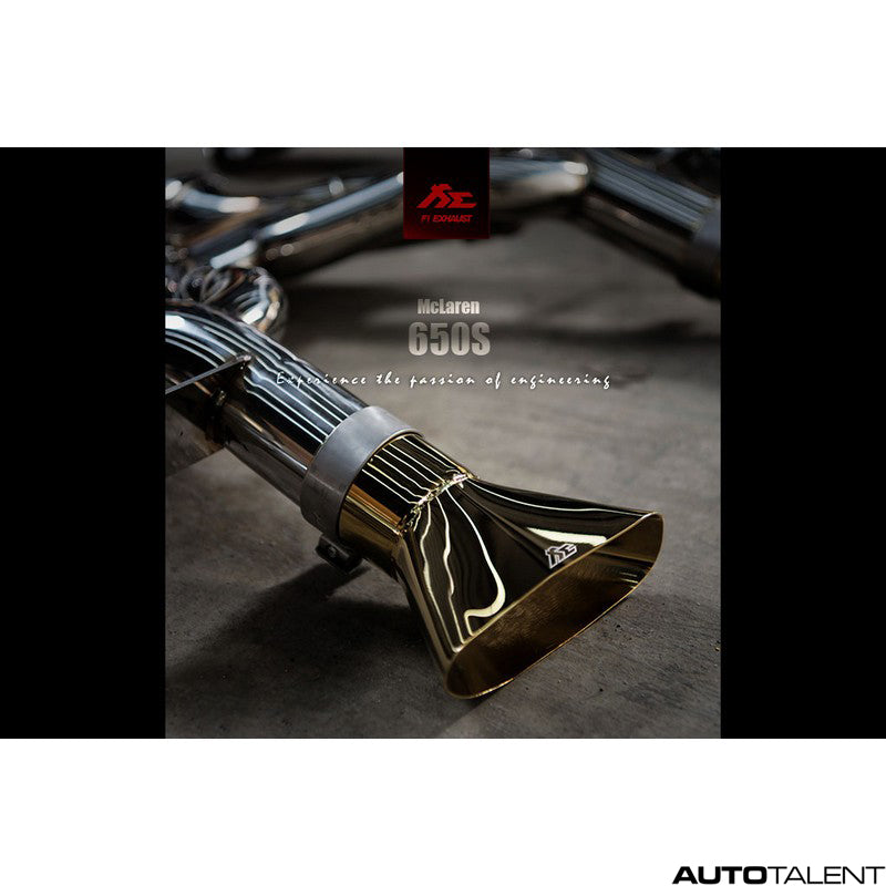 FI Exhaust Valvetronic Cat-Back System -2015 mclaren 650s