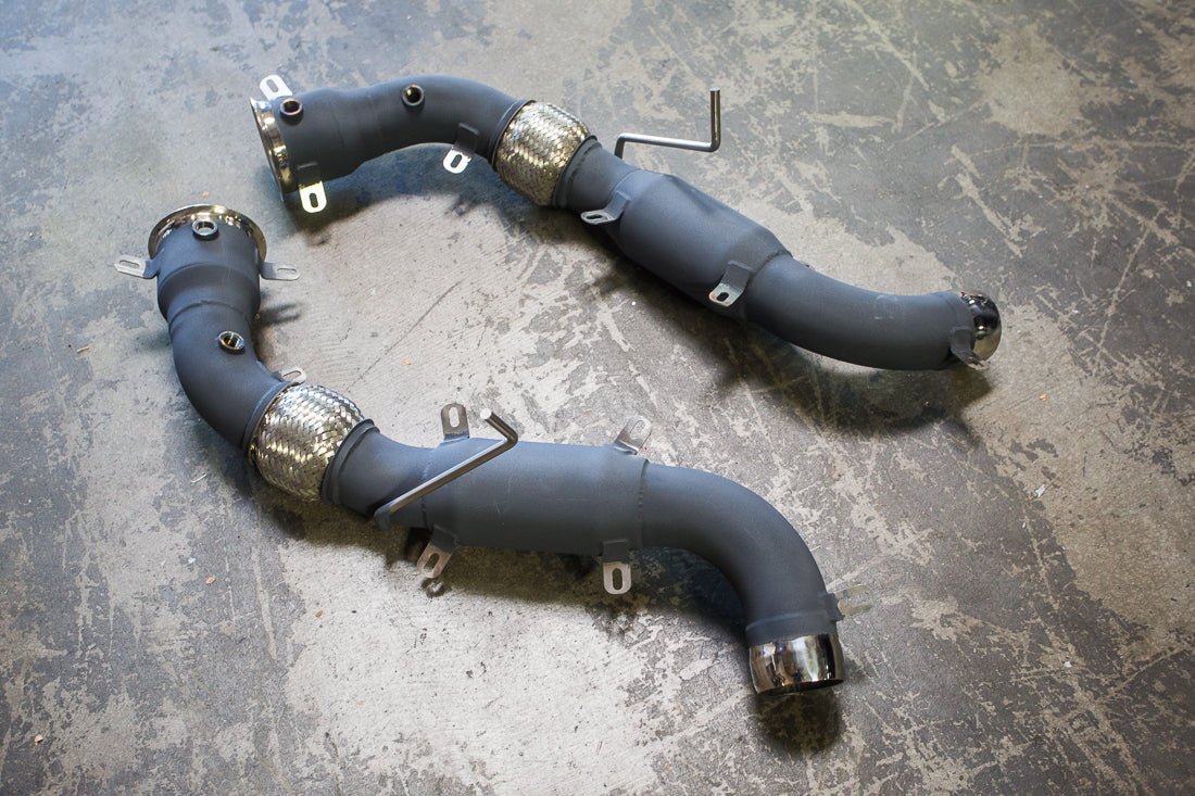 ARMYTRIX Ceramic Coated High-Flow Performance Race Downpipes | McLaren 12C | 570 and 650S 2012-2021