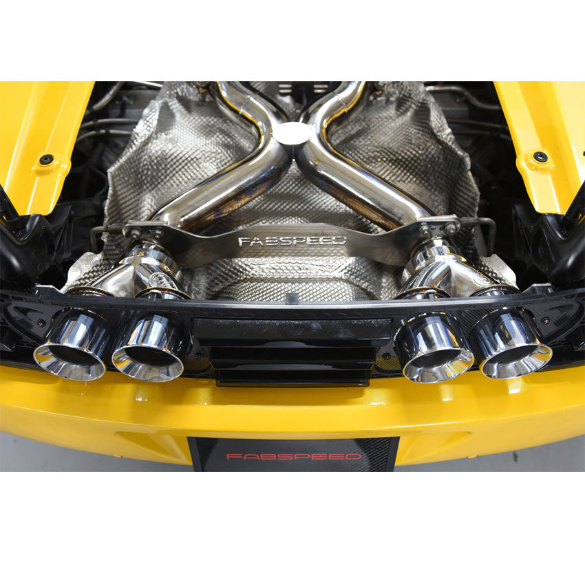Fabspeed Supersport X-Pipe Exhaust System for McLaren MP4-12C 2011-2014