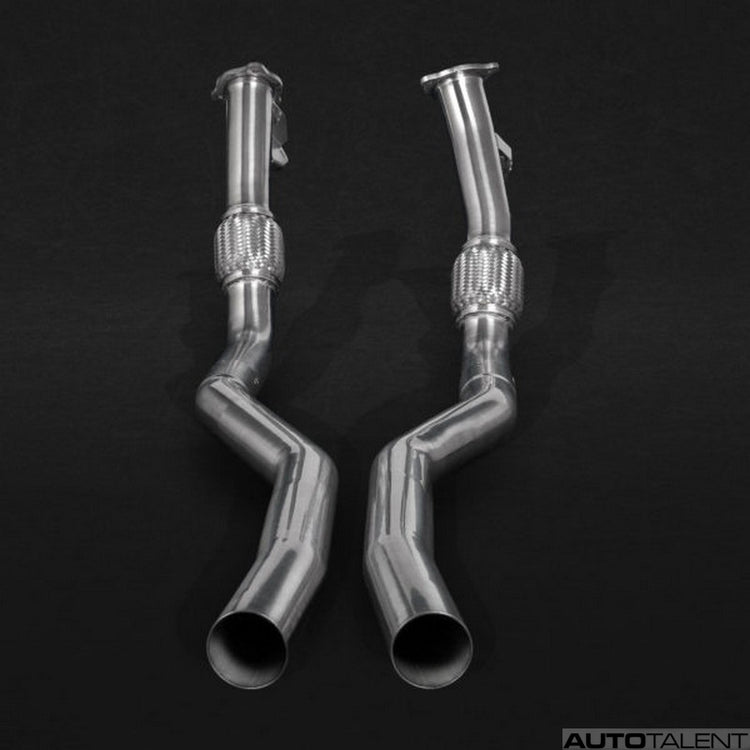 Capristo Exhaust Pre-Silencer Delete Pipes For Audi RS4 B9 - AutoTalent