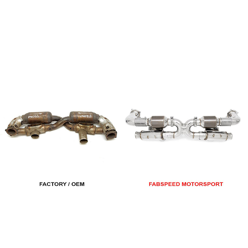 Fabspeed Modular Cat Bypass X-Pipe Competition Only for Porsche 993 Turbo 1995-1998