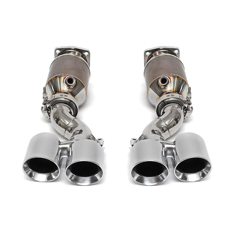 Fabspeed Muffler Bypass Exhaust System for Porsche 997 Turbo 2006-2009