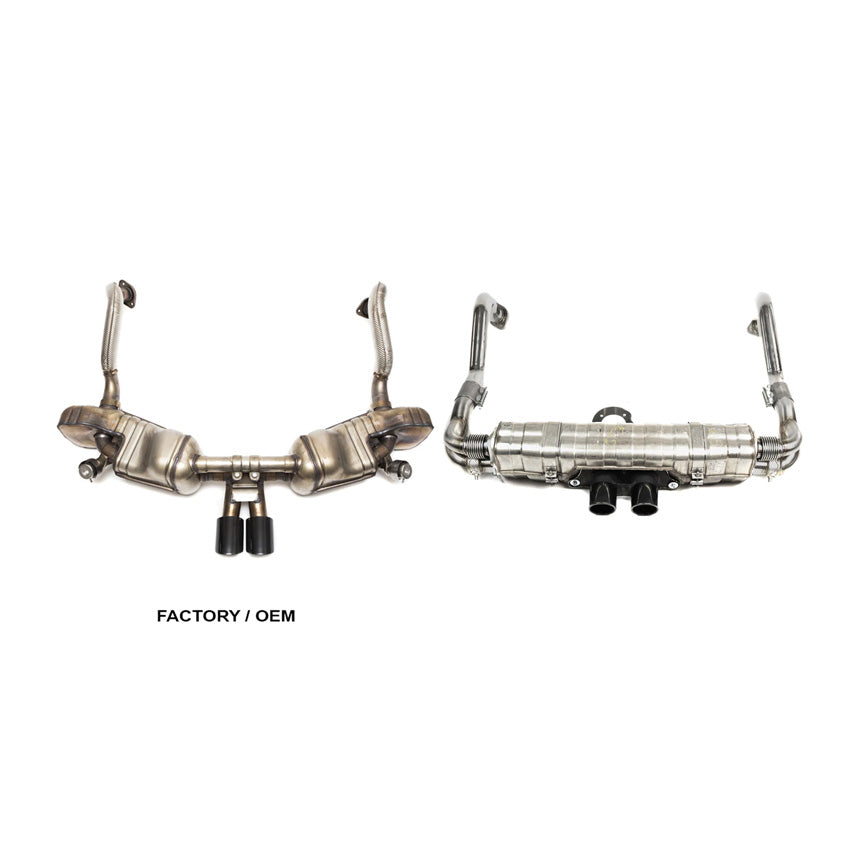 Fabspeed Valvetronic GT3 Muffler Conversion Kit for Porsche 981 Cayman GT4 / Spyder 2015-2016