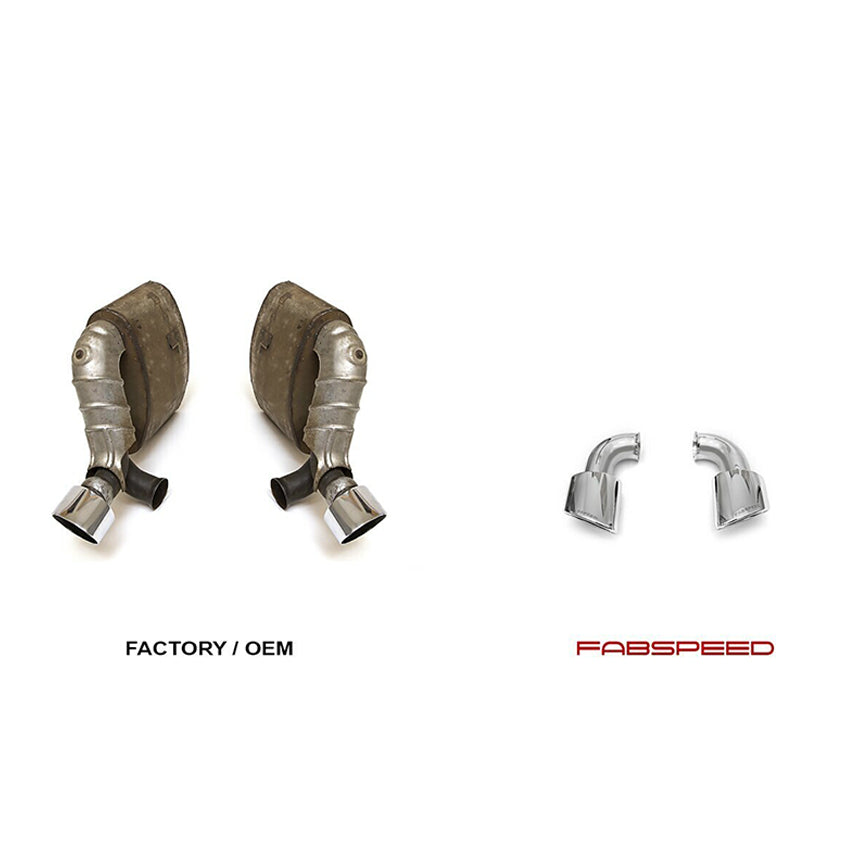 Fabspeed Muffler Bypass Pipes for Porsche 993 Turbo 1995-1998