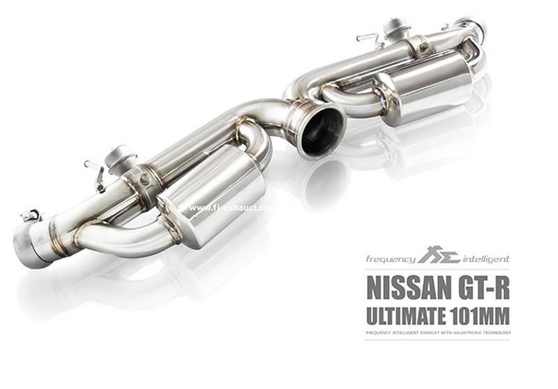 FI Exhaust Valvetronic Cat-Back Exhaust System For Nissan GT-R - AutoTalent