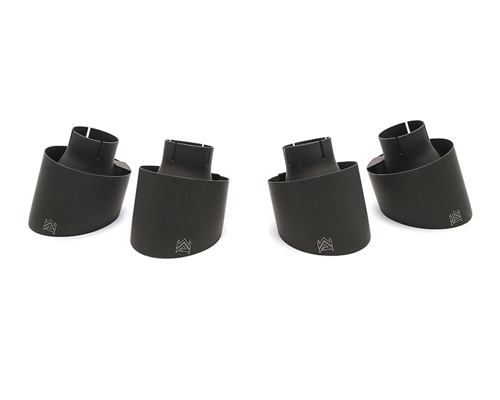 ARMYTRIX Stainless Steel Valvetronic Catback Exhaust 90mm System Quad Matte Black Tips For Nissan GT-R R35 2009-2021