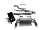 ARMYTRIX Stainless Steel Valvetronic Catback Exhaust System Dual Matte Black Tips For Nissan 370Z 2009-2021