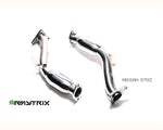 ARMYTRIX Stainless Steel Valvetronic Catback Exhaust System Dual Matte Black Tips For Nissan 370Z 2009-2021