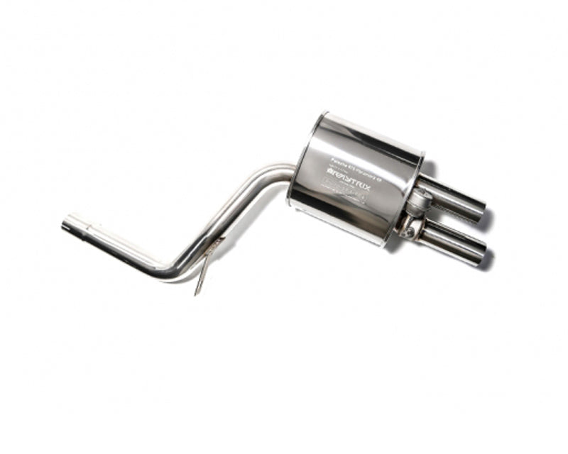 ARMYTRIX Stainless Steel Valvetronic Exhaust System Quad Matte Black Tips For Porsche 970 Panamera 3.0T 2014-2016