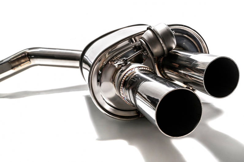 ARMYTRIX Stainless Steel Valvetronic Exhaust System Quad Blue Coated Tips For Porsche 970 Panamera 3.0T 2014-2016