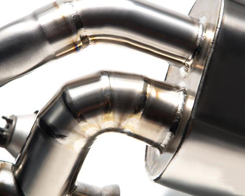 ARMYTRIX Stainless Steel Valvetronic Exhaust System Dual Chrome Silver Tips For Porsche 991 GT3 | GT3 RS 2014-2016