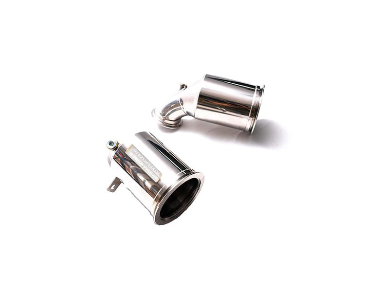 ARMYTRIX High-Flow Race Main Downpipe with Cat Simulator For Porsche 971 Panamera Turbo 4.0L V8 2017-2021