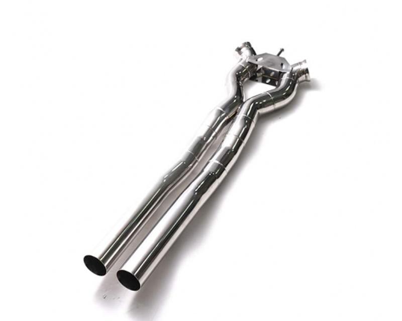 ARMYTRIX Stainless Steel Valvetronic Exhaust System Quad Carbon Tips For Porsche 971 Panamera Turbo 4.0L V8 2017-2021