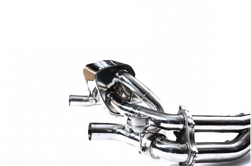 ARMYTRIX Stainless Steel Valvetronic Catback Exhaust System Dual Matte Black Tips For Porsche 718 Cayman GT4 2019+