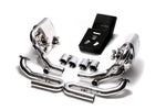 ARMYTRIX Stainless Steel Valvetronic Exhaust System Quad Chrome Silver Tips For Porsche 997.2 Carrera PDK 2009-2011
