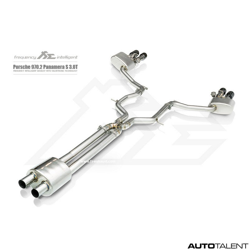 FI Exhaust Valvetronic Cat-Back System - Porsche 970.2 Panamera S 3.0T (Longer version) 2014-2016 - autotalent