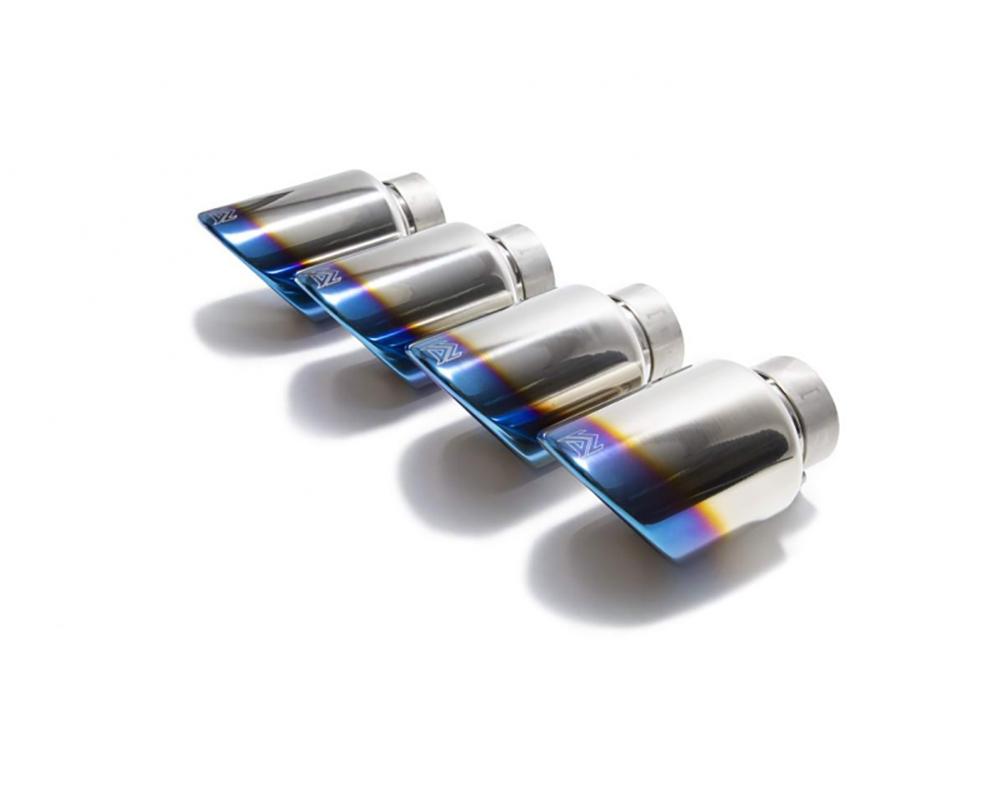 ARMYTRIX Stainless Steel Valvetronic Exhaust System Quad Blue Coated Tips For Porsche Macan 2.0T 2019+