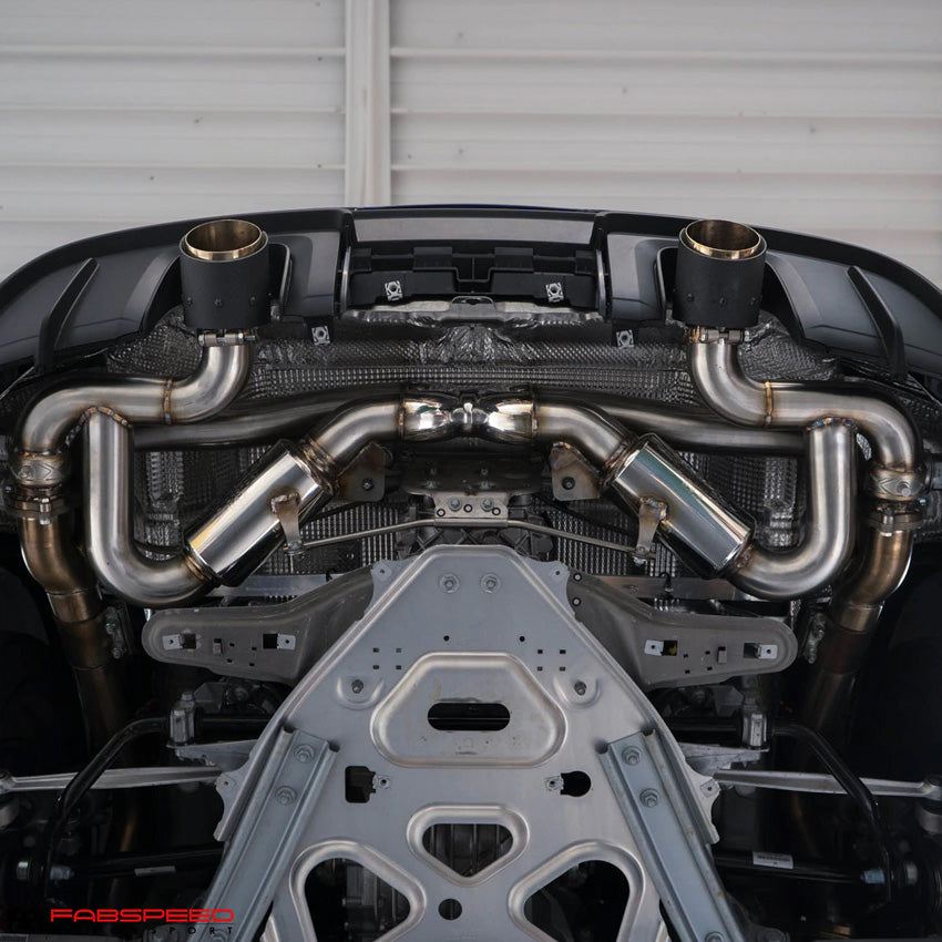 Fabspeed Valvetronic X-Pipe Exhaust System for Porsche Boxter / Cayman 718 GT4 / GTS / Spyder 2020-2021