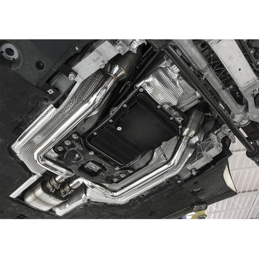 Fabspeed Primary Sport Catalytic Converters for Porsche 970 Panamera Turbo / Turbo S 2010-2016