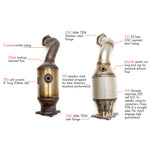 Fabspeed Primary Sport Catalytic Converters for Porsche Macan 2018