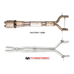 Fabspeed Resonator Bypass X-Pipe for Porsche 970 Panamera S 2010-2013