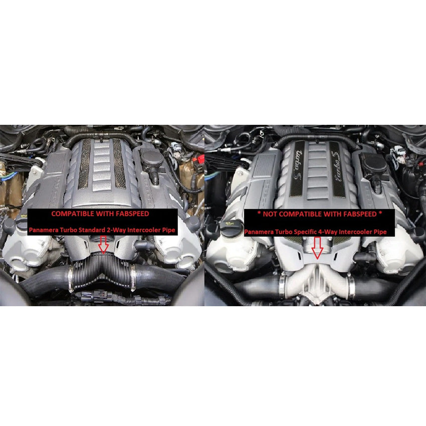 Fabspeed Stainless Steel Intercooler Pipe for Porsche 970 Panamera Turbo / Turbo S 2010-2016