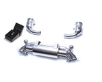 ARMYTRIX Stainless Steel Race Pipe w/Cat Simulator For Porsche 992 Carrera 3.0L 2020+