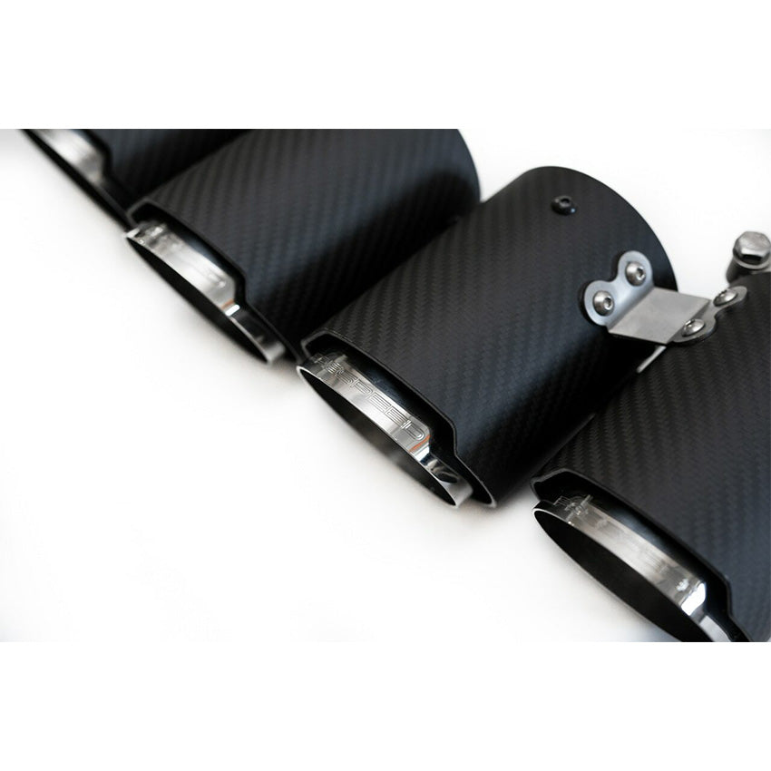 Fabspeed Deluxe Quad-Style Tips PSE for Porsche 991 Carrera S 2012-2016