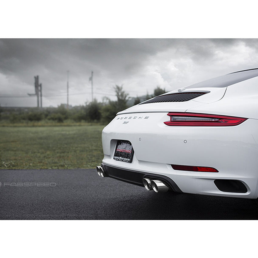 Fabspeed Deluxe Quad Tips for Porsche 991.2 Carrera 2017-2019