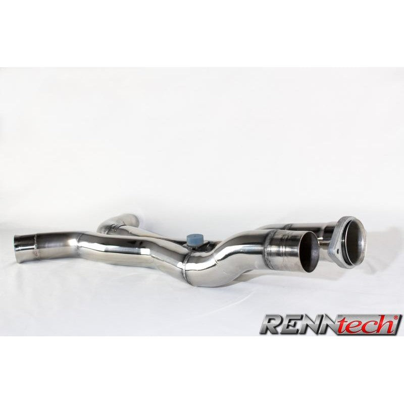 RennTech Stainless Steel Sound X-Pipe For Mercedes-Benz E 63 AMG - AutoTalent