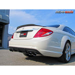 RennTech Aero Carbon Decklid Spoiler For Mercedes-Benz C216 CL 63 AMG - AutoTalent