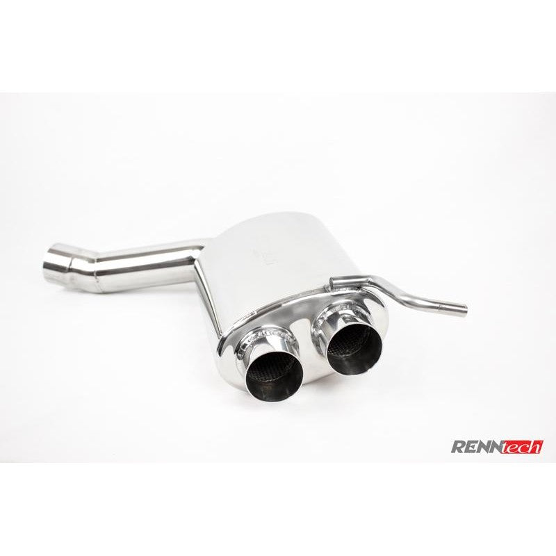 RennTech Stainless Steel Exhaust Muffler For Mercedes-Benz W212 E 63 AMG Biturbo - AutoTalent