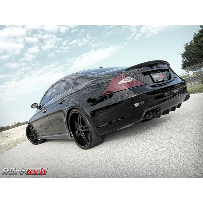 Cls Rear Diffuser RennTech Aero Carbon Fiber Rear Diffuser For Mercedes-Benz C219 CLS 63 ...