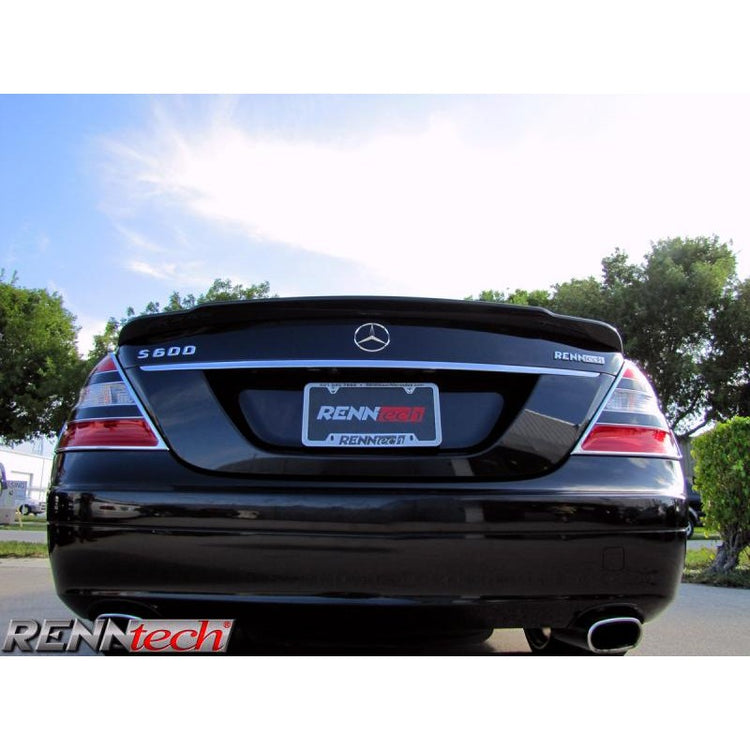 RennTech Aero Carbon Fiber Decklid Spoiler For Mercedes-Benz W221 S 65 AMG - AutoTalent
