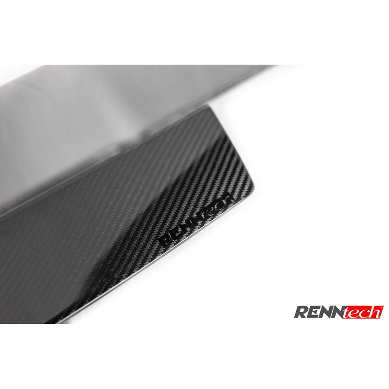RennTech Carbon Fiber Adjustable Wing With Lip Spoiler For Mercedes-Benz C190 AMG GT - AutoTalent