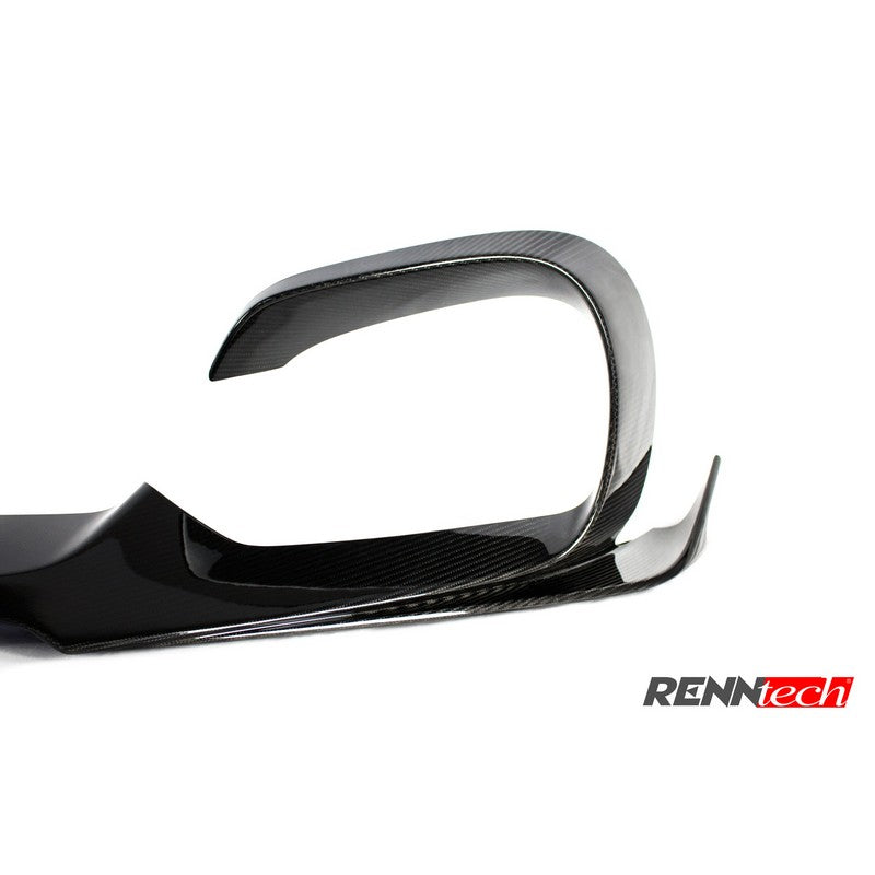RennTech Carbon Fiber Front Splitter For Mercedes-Benz C190 AMG GT S - AutoTalent