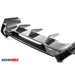 RennTech Carbon Fiber Rear Diffuser For Mercedes-Benz C190 AMG GTS - AutoTalent