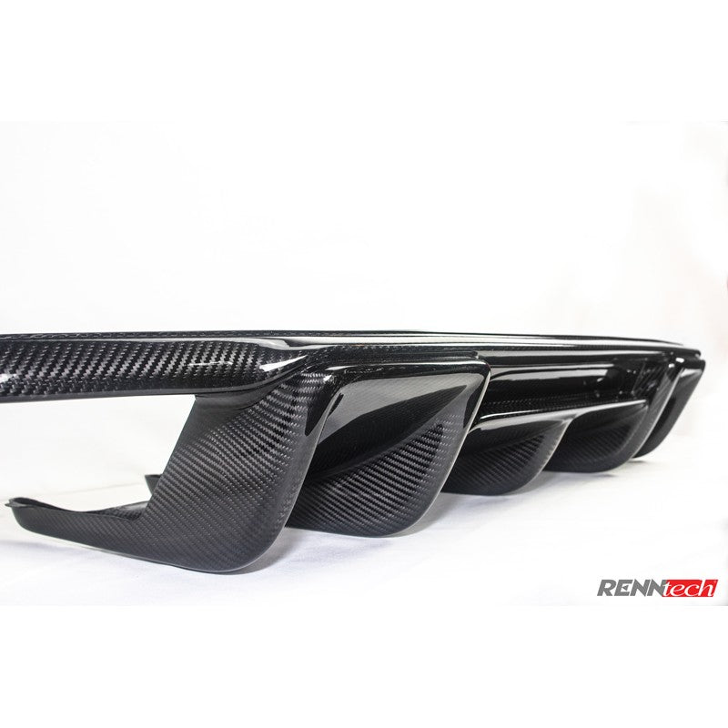 RennTech Carbon Fiber Rear Diffuser For Mercedes-Benz CLS63 AMG - AutoTalent