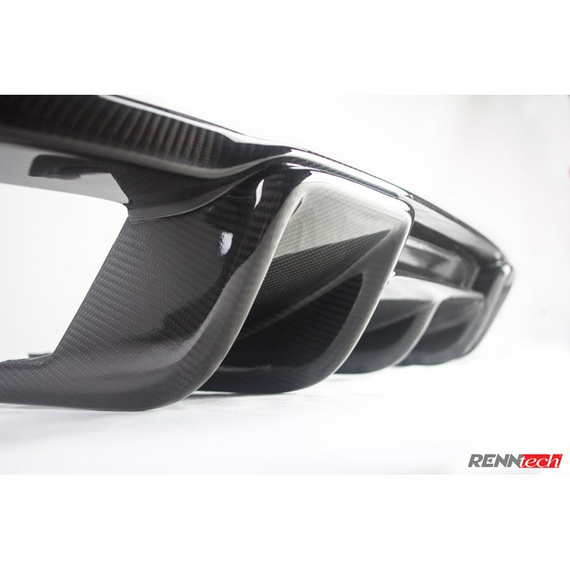 RennTech Carbon Rear Diffuser For Mercedes-Benz C218 CLS63 AMG - AutoTalent
