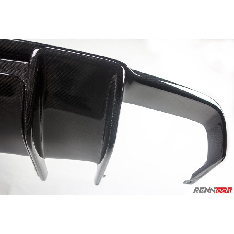 RennTech Carbon Rear Diffuser For Mercedes-Benz CLS63 AMG - AutoTalent