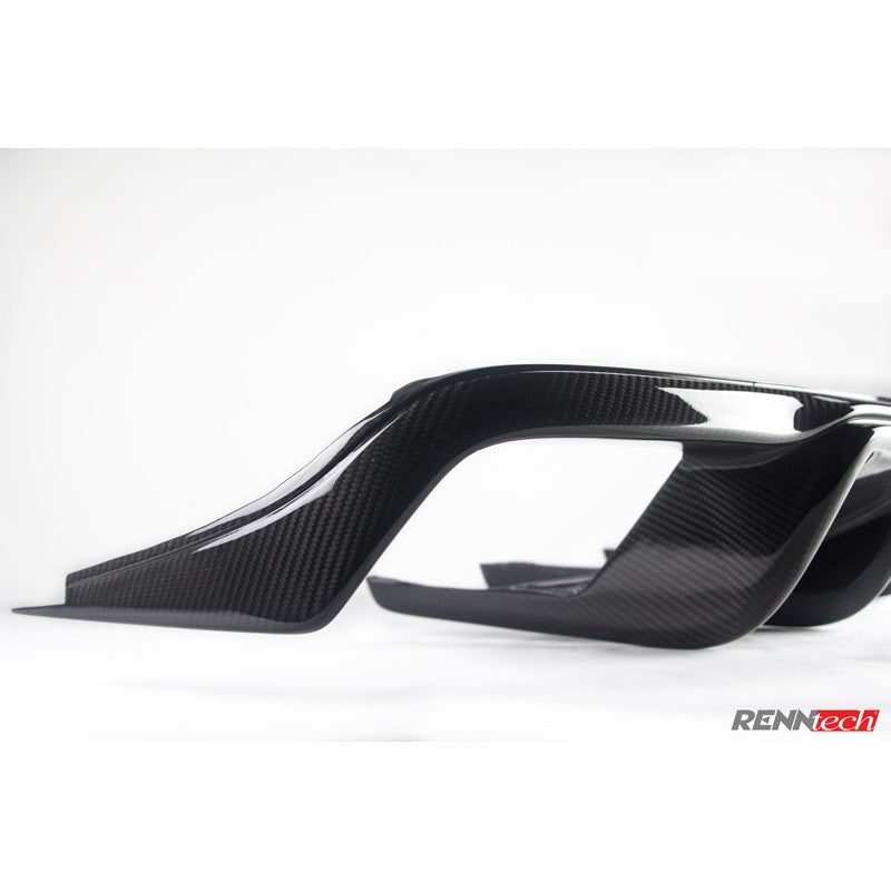 RennTech Carbon Fiber Diffuser For Mercedes-Benz C218 CLS63 AMG - AutoTalent
