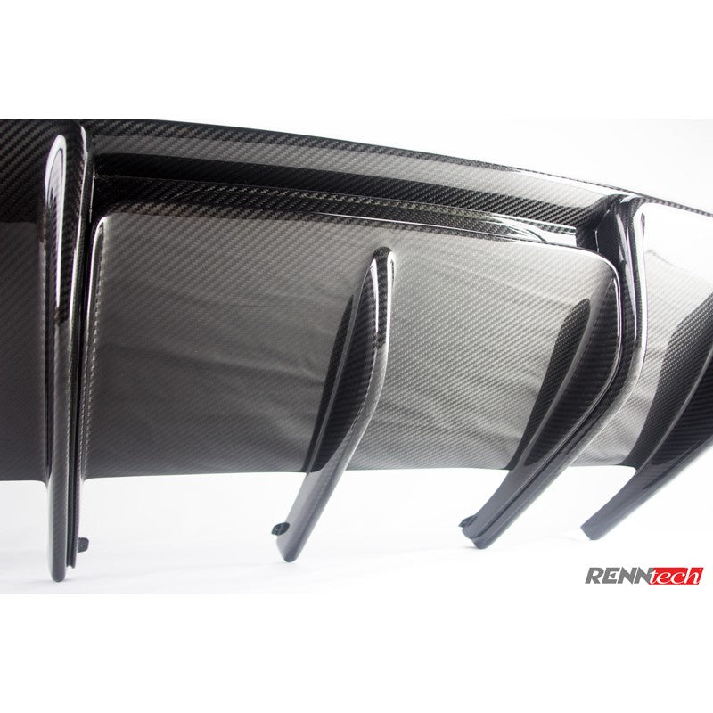 RennTech Carbon Diffuser For Mercedes-Benz C218 CLS63 AMG - AutoTalent