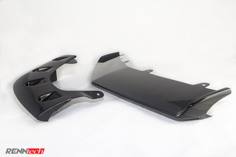 RennTech Carbon Front Bumper Splitter For Mercedes-Benz CLS63 AMG - AutoTalent