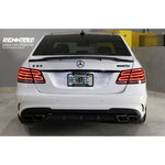 RennTech Aero Carbon Fiber Decklid Spoiler For Mercedes-Benz W212 E 350 - AutoTalent