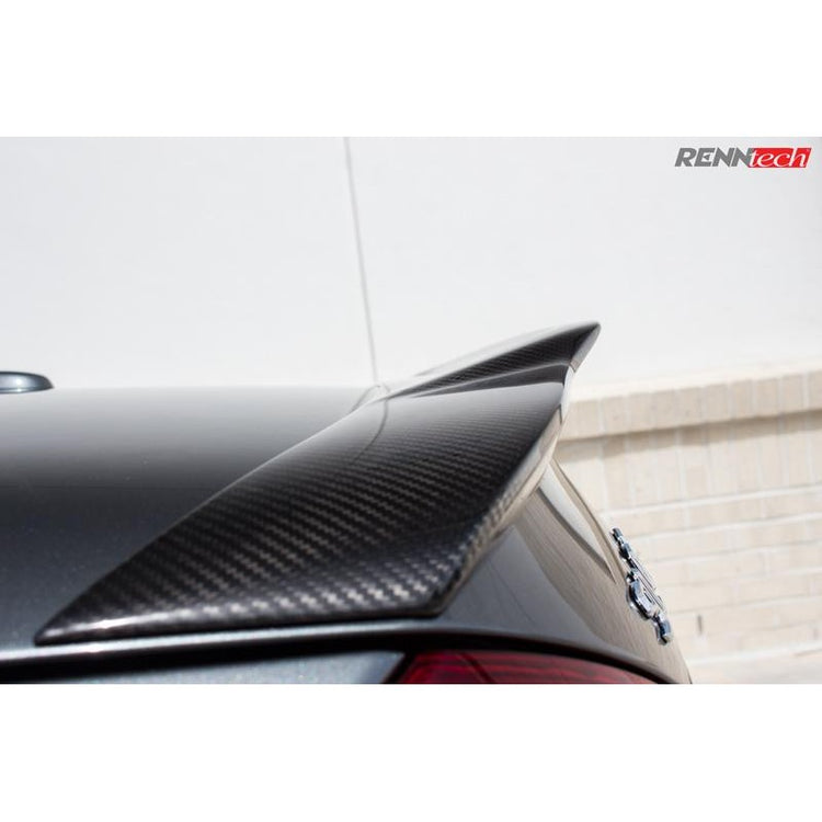 RennTech Aero Carbon Fiber Rear Deck Lid Spoiler For Mercedes-Benz R230 SL 63 AMG - AutoTalent