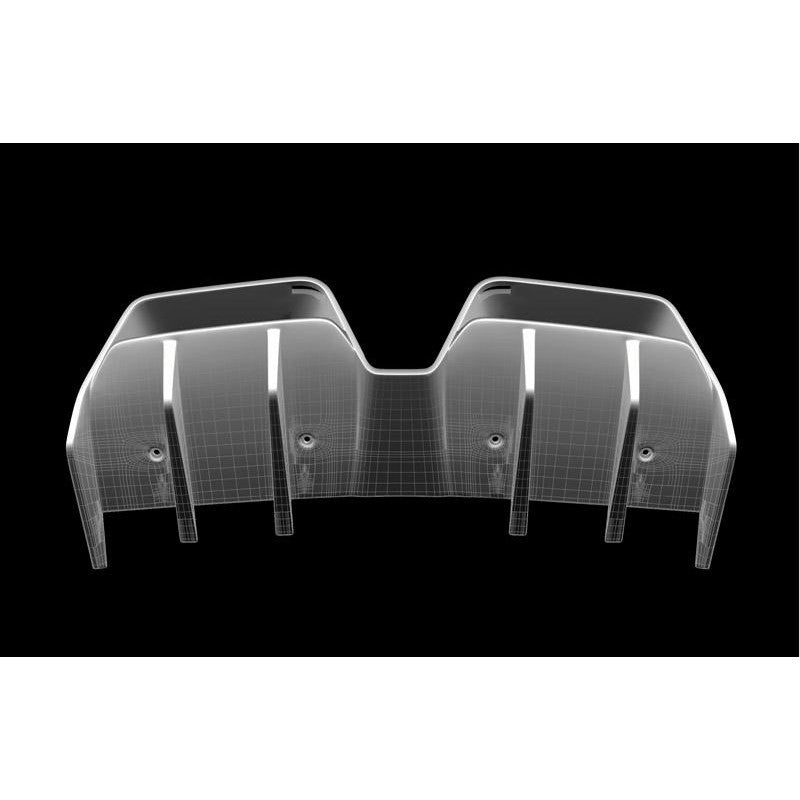RennTech Carbon Rear Diffuser For Mercedes-Benz SLS AMG GT - AutoTalent